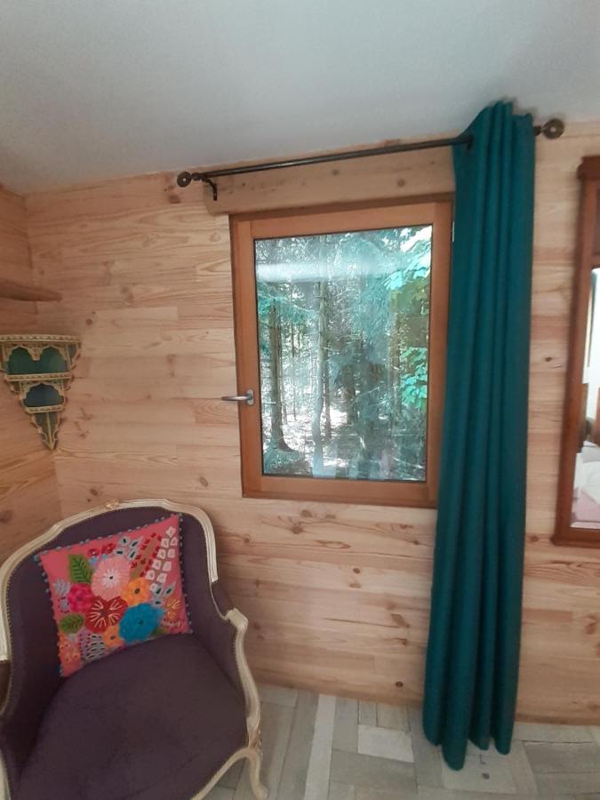 Chalet Libellule Domaine De La Mamounette Champclause Exterior foto