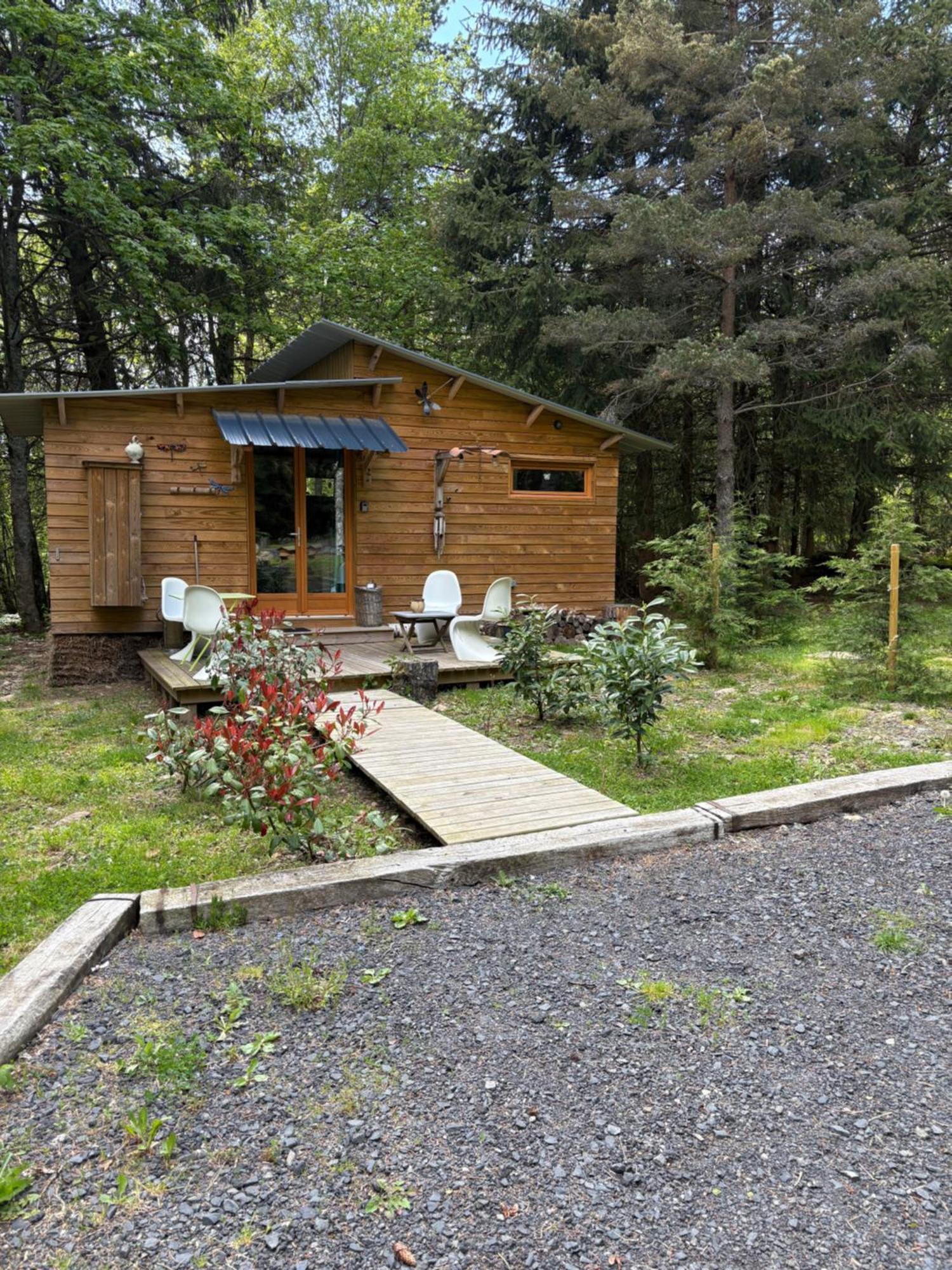Chalet Libellule Domaine De La Mamounette Champclause Exterior foto